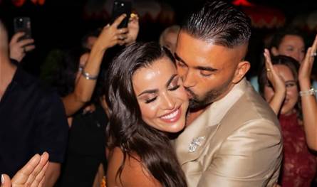 قفزت بكامل ملابسها في &quot;البيسين&quot;.. شاهدوا ماذا فعلت يومي في حفل الـ Pre wedding (فيديو)