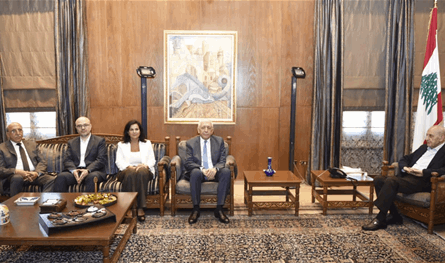 بري استقبل يارد مع وفد أطلعه على الواقع الاستشفائي في لبنان
