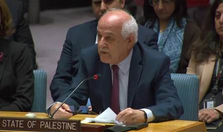 مندوب فلسطين: السلطة مستعدة لتولي الحكم والأمن في غزة