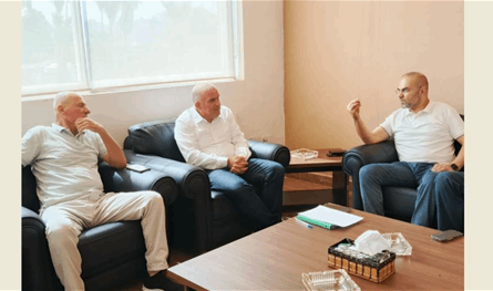 بحث مشاكل شاحنات الترانزيت اللبنانية مع مدير عام النقل البري والبحري