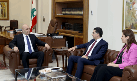 رئيس الجمهورية عرض مع مرقص وندّاف أوضاع &quot;تلفزيون لبنان&quot;