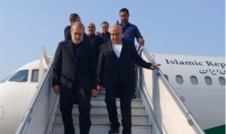 هذا أول ما نشره لاريجاني فور وصوله إلى بيروت (فيديو)