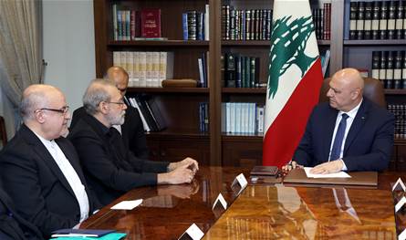 كواليس لقاء بعبدا... ماذا أبلغ الرئيس عون لاريجاني؟