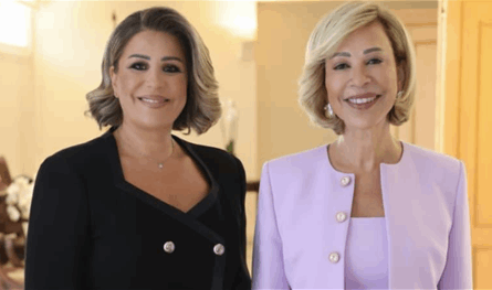 أطلعتها على النّشاطات التربوية والتعليمية.. السيدة الأولى استقبلت عبود