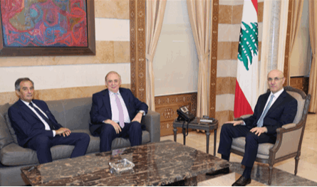 وزير الداخلية بحث والبستاني وآلان عون في الأوضاع