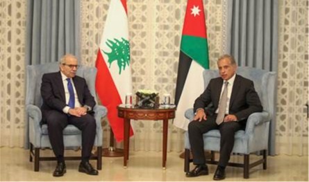 سلام اتّفق مع نطيره الأردنيّ على عقد اللجنة العليا المشتركة