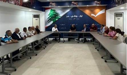 باسيل استقبل وفودًا بلدية من قضاء الشوف برفقة عطالله