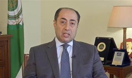 زكي من بعبدا: جامعة الدول العربية تدعم فكرة حصر السلاح بيد الدولة