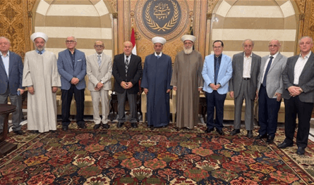 دريان استقبل وفد &quot;المنتدى الإسلامي الوطني&quot;
