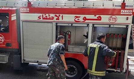 الدفاع المدني.. دراسة تعزيز التعاون مع فوج إطفاء بيروت
