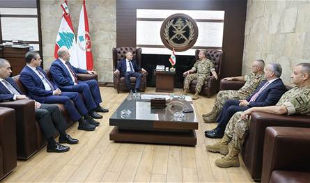 وفد من &quot;لبنان القوي&quot; زار قائد الجيش... هذا ما أبلغه باسيل للعماد هيكل