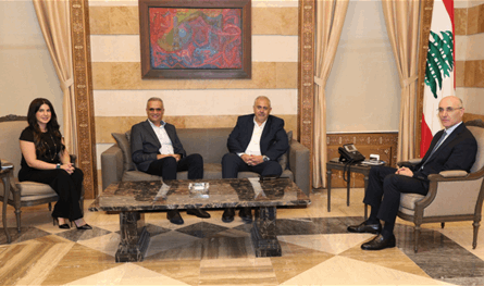 الحجار بحث إصلاحات مع وفد صندوق النقد واستقبل نواباً ومفتي عكار