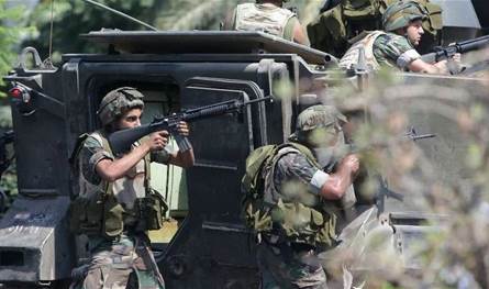 الجيش: تمارين تدريبية في منطقة عمشيت - جبيل