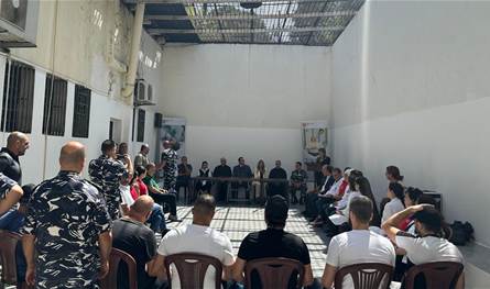 ورشة عمل مشتركة بعنوان &quot;الرعاية الصحّية الأولية والوقائية للنزلاء&quot; في سجن زغرتا