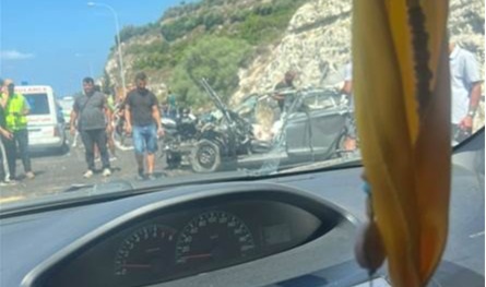 أحدهم في حالة حرجة... جرحى في حادث سير على أوتوستراد البيسارية