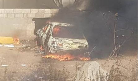 بالفيديو: استهداف سيارة في برجا