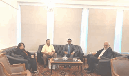 وزير العدل بحث وسفير الهند في تعزيز التعاون القانوني والحقوقي