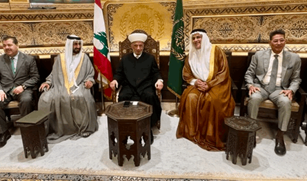 المفتي دريان إستقبل وفد البرلمان العربي وشدد على أهمية الوحدة