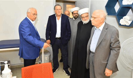 شقير زار المركز الاسلامي في عائشة بكار