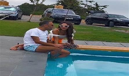 في عيد زواجهما... مُقدّم برامج لبنانيّ يُعايد زوجته &quot;أم كريم&quot;: 15 سنة حبّ