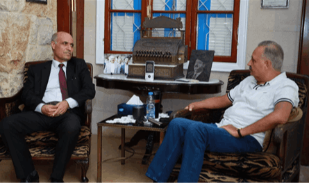 أرسلان يستقبل ممثّل الإدارة الذاتية لإقليم شمال وشرق سوريا في لبنان