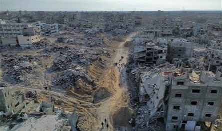 صورة فضائية لغزة.. شاهدوا كيف غمر الدمارُ أرجاءها!