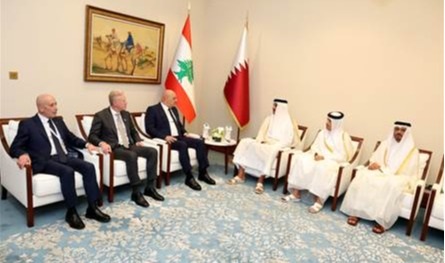 خلال زيارته أمير قطر.. هذا ما قاله عون عن الاعتداء على الدوحة