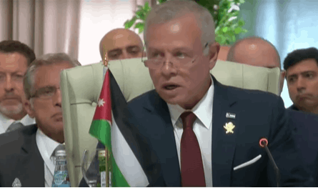 ملك الأردن: نحتاج قرارات حاسمة ورادعة لمواجهة التهديد الإسرائيلي 
