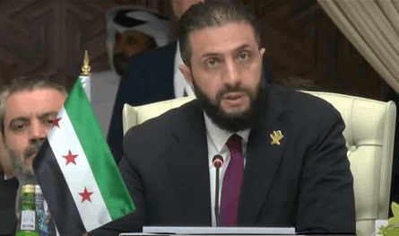 الشرع: وحدة الصف العربي والإسلامي سبيلنا لمواجهة التحديات