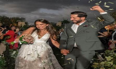 ممثل لبنانيّ لزوجته: أنا ممتنّ لقولك &quot;نعم&quot; قبل عام (صورة)