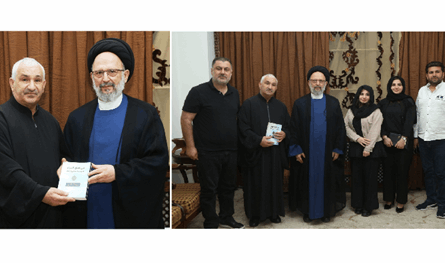السيّد فضل الله يستقبل كاهن القاع ويؤكد على تعزيز الوحدة الوطنية