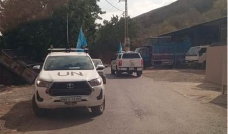 اعتراض دورية تابعة لليونيفيل في بلدة جبشيت