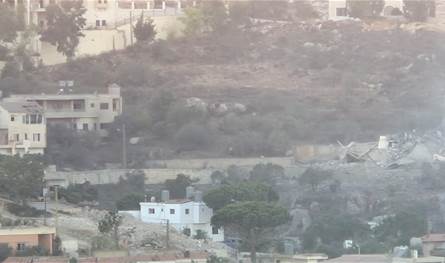 غارة عنيفة جدّاً... وفيديو يُوثّق لحظة حصولها