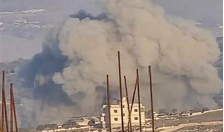 جريح سوريّ في الغارات الإسرائيليّة على ميس الجبل 