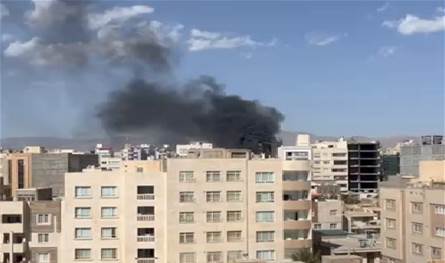 فيديو لحريق كبير في إيران... عدد كبير من الجرحى وإصابات حرجة