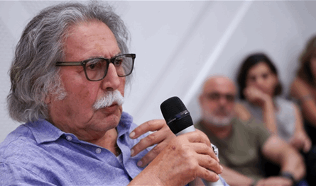 الجامعة الأميركيّة استضافت الفنان التشكيلي العراقي ضياء العزّاوي