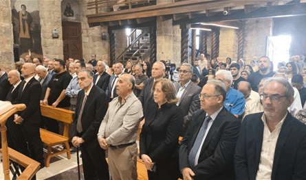 &quot;نجرؤ ليبقى لبنان&quot;.. قداس لإحياء ذكرى شهداء القوات