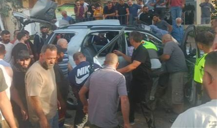 &quot;أصغر النعوش أثقلها&quot;.. صورة مؤثرة للطفلين شهيدي مجزرة بنت جبيل