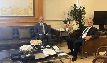 رسماني يستقبل باولس.. حديث عن النقل والبنى التحتية
