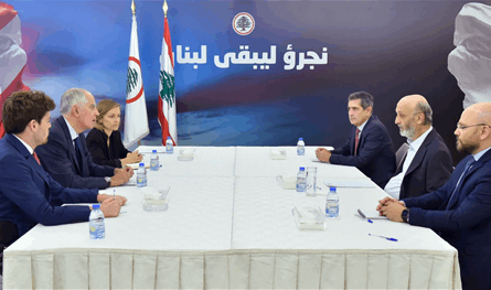 جعجع التقى السفير الفرنسي ويؤكد على الالتزام بموعد الانتخابات النيابية