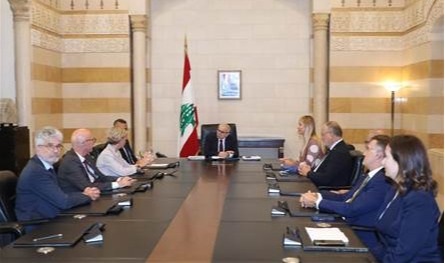 سلام استقبل بدران والزعتري واطلع على مشاريع CIHEAM