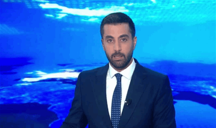 بالفيديو: مذيع &quot;الجديد&quot; يضع صورة الطفلين الشهيدين من بنت جبيل على صدره