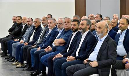جعجع للمخاتير: التغيير يبدأ منكم