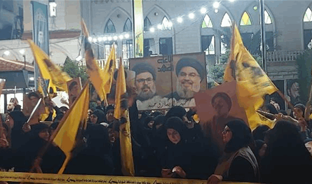 &quot;حزب الله&quot; يحيي ذكرى نصرالله وصفي الدين في حارة صيدا