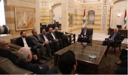 عن استقامة العلاقات بين البلدين.. هذا ما أكده سلام بعد لقائه لاريجاني