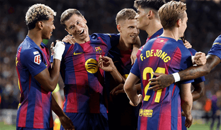 برشلونة يخطف الصدارة بفوز صعب على ريال سوسييداد