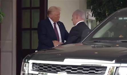 ترامب يستقبل نتنياهو في البيت الأبيض