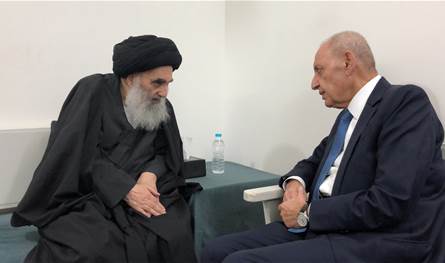 برّي اتصل بالسيستاني معزيًا بوفاة عقيلته