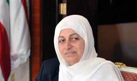 بهية الحريري استقبلت شخصيات رسمية وامنية 