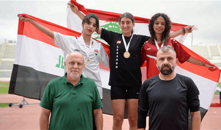 تألق اللبنانيين في ألعاب القوى.. أبو زيد إلى بطولة العالم ومعوض تحصد ثلاث ذهبيات